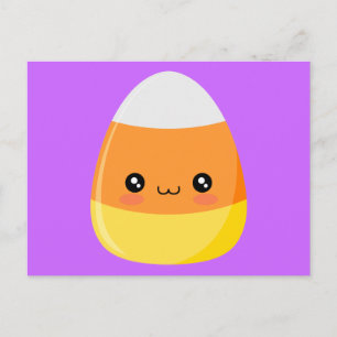 Halloween Candy Corn Briefkaart