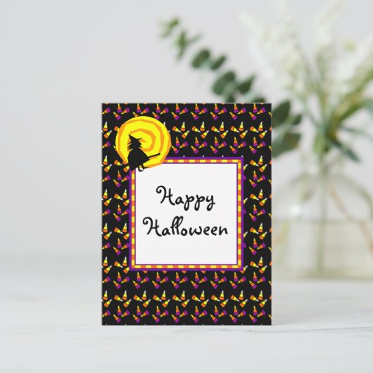Halloween Candy Corn Briefkaarten (Staand voorkant)
