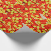 Halloween Candy Corn Cadeaupapier (Hoek)