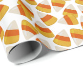 Halloween Candy Corn Cadeaupapier (Rol Hoek)