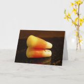 Halloween Candy Corn Card Kaart (Gele Bloem)
