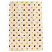 Halloween Candy Corn Chocolate Vanilla Medium Cadeauzakje (Achterkant)