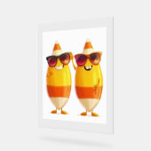 Halloween Candy Corn Crew Acryl Bord (Hoek)
