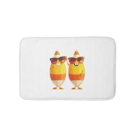 Halloween Candy Corn Crew Badmat (Voorkant)