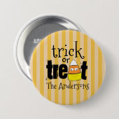 Halloween Candy Corn Cute Whimsical Ronde Button 7,6 Cm (Voorkant /achterkant)