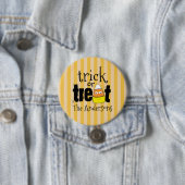 Halloween Candy Corn Cute Whimsical Ronde Button 7,6 Cm (In situ)