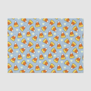 Halloween Candy Corn en Heart Pattern Tissuepapier