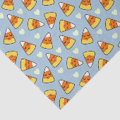 Halloween Candy Corn en Heart Pattern Tissuepapier (Detail)