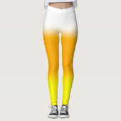 Halloween Candy Corn Gradient Leggings (Voorkant)
