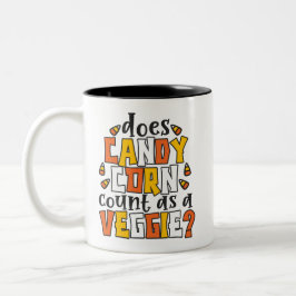 Halloween Candy Corn Grappig Tweekleurige Koffiemok