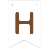 Halloween Candy Corn Happy Birthday bundelbanner Vlaggetjes (Tweede vlag)