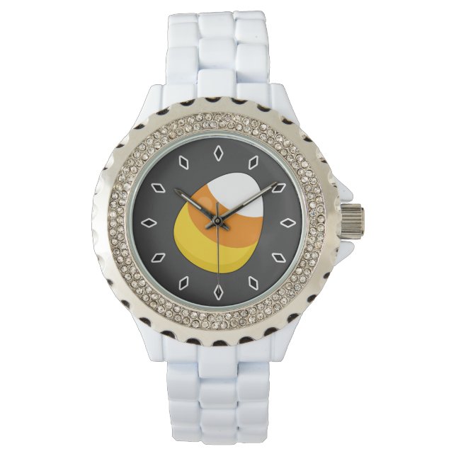 Halloween Candy Corn Horloge (Voorkant)