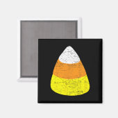 Halloween Candy Corn  Illustratie - Snoep Magneet (Voorkant / Achterkant)