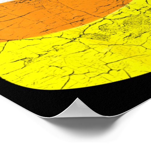 Halloween Candy Corn  Illustratie - Snoep Poster (Hoek)