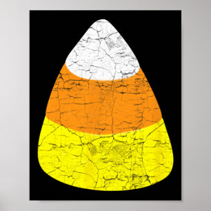 Halloween Candy Corn Illustratie - Snoep Poster