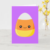 Halloween Candy Corn Kaart (Gele Bloem)