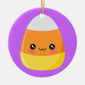 Halloween Candy Corn Keramisch Ornament (Voorkant)