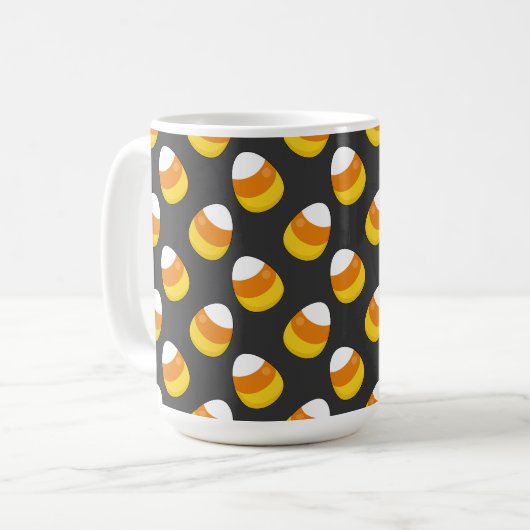 Halloween Candy Corn Koffiemok (Voorkant links)