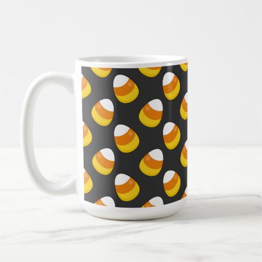 Halloween Candy Corn Koffiemok (Links)