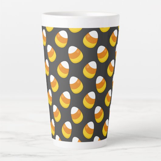 Halloween Candy Corn Latte Mok (Voorkant)