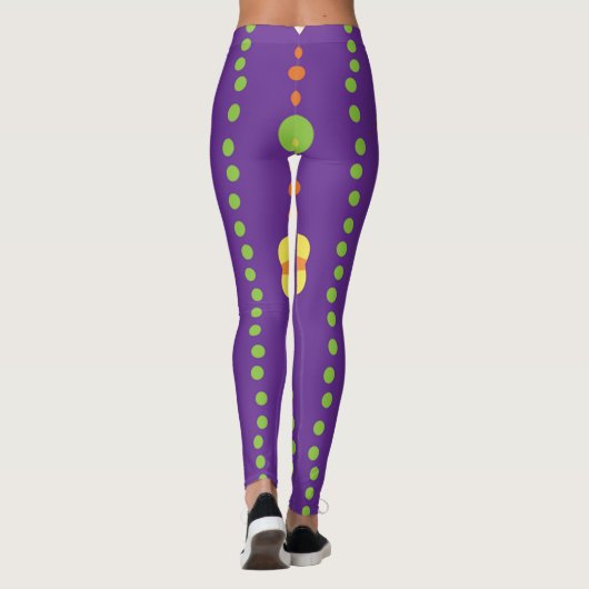Halloween Candy Corn Leggings (Achterkant)