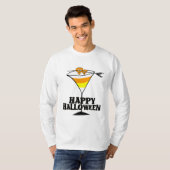 Halloween Candy Corn Martini T-shirt (Voorkant volledig)
