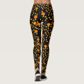 Halloween Candy Corn Novelty Print Leggings (Achterkant)