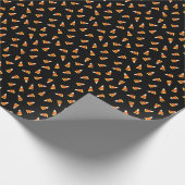 Halloween Candy Corn Pattern Cadeaupapier (Hoek)