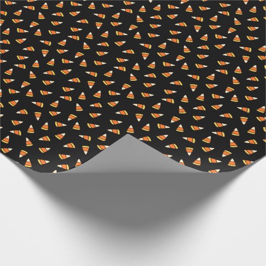 Halloween Candy Corn Pattern Cadeaupapier (Hoek)