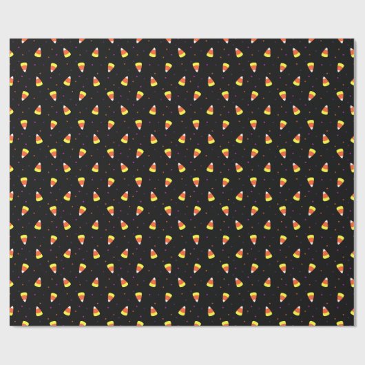 Halloween Candy Corn Pattern Cadeaupapier (Vlak)