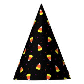 Halloween Candy Corn Pattern Feesthoedjes (Voorkant)