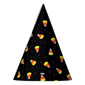 Halloween Candy Corn Pattern Feesthoedjes (Links)