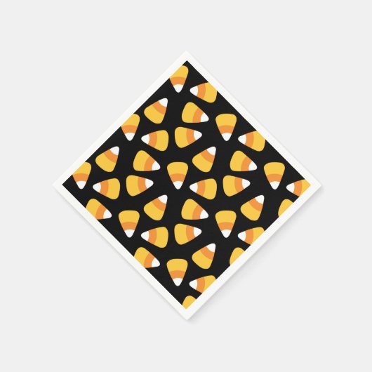Halloween Candy Corn Pattern Paper Napkins Servetten (Hoek)