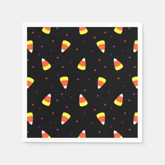 Halloween Candy Corn Pattern Servetten (Voorkant)
