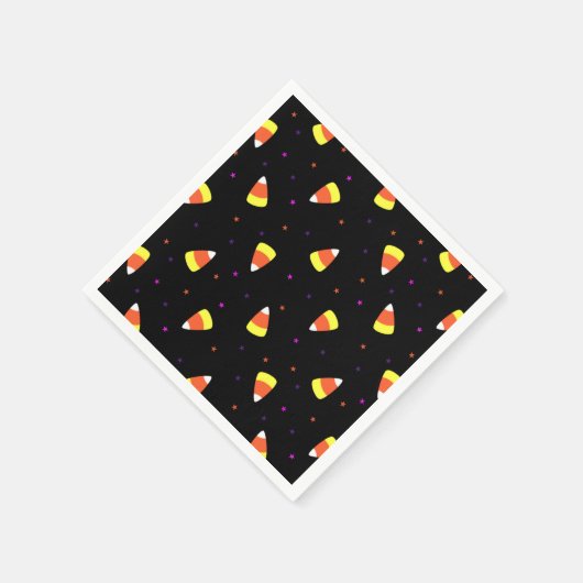 Halloween Candy Corn Pattern Servetten (Hoek)