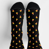 Halloween Candy Corn Pattern Sokken (Top)