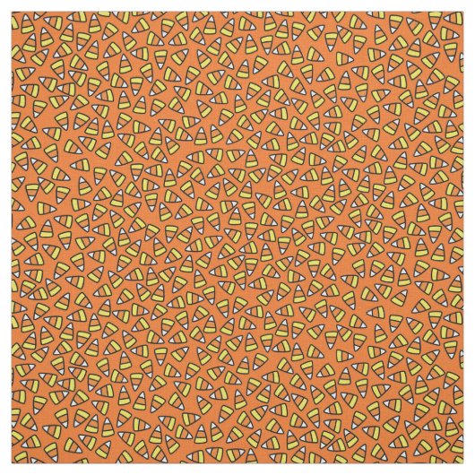 Halloween Candy Corn Pattern Stof (Swatch)