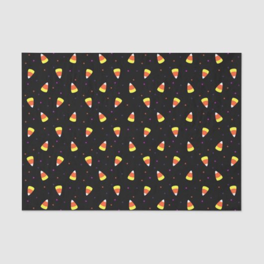 Halloween Candy Corn Pattern Tissuepapier (Voorkant)