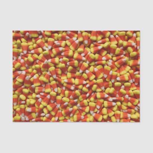Halloween Candy Corn Photograph Tissuepapier (Voorkant)