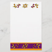 Halloween Candy Corn Plain Stationery Briefpapier (Voorkant)