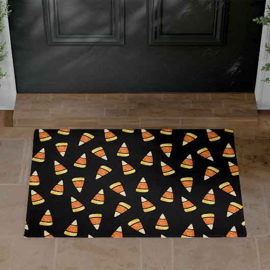 Halloween Candy Corn Print Deurmat