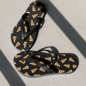 Halloween Candy Corn Print Teenslippers