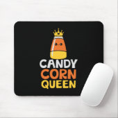 Halloween Candy Corn Queen Crown Cute Birthday Muismat (Met muis)