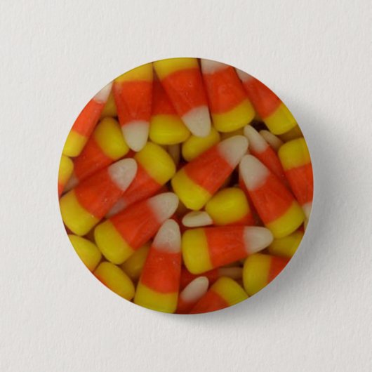 Halloween Candy Corn Ronde Button 5,7 Cm (Voorkant)