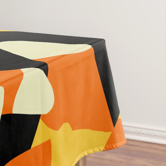 Halloween Candy Corn Seamless Pattern Tafelkleed (Voorbeeld)