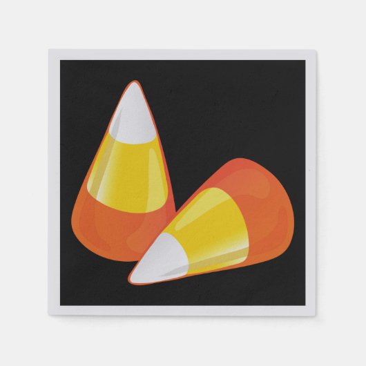 Halloween Candy Corn Servet (Voorkant)
