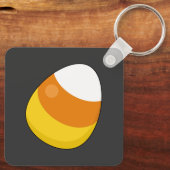 Halloween Candy Corn Sleutelhanger (Achterkant)
