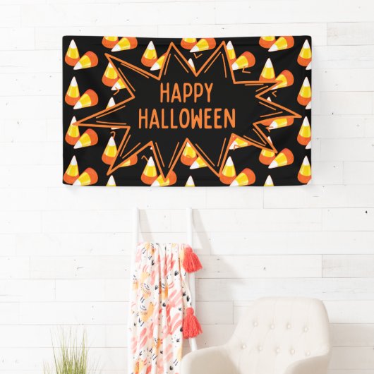 Halloween Candy Corn Spandoek (Insitu)