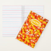Halloween Candy Corn Spiral Notitieboek (Binnen)