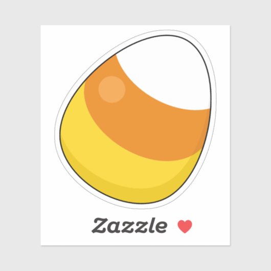 Halloween Candy Corn Sticker (Vel)